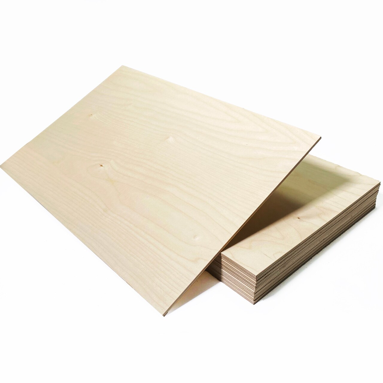 3mm or 6mmGrade B/BB Baltic Birch Plywood Finished or Unfinished | 12x12, 12x19 16x24 | Boxes of 10, 20, 50 and 100 | Laser Engraving, CNC, Scroll Saw